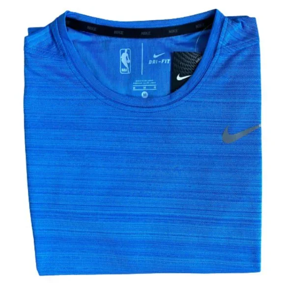 NWT Nike NBA Dri-Fit Men's Training T-Shirt Light Blue Size Small - Picture 2 of 4